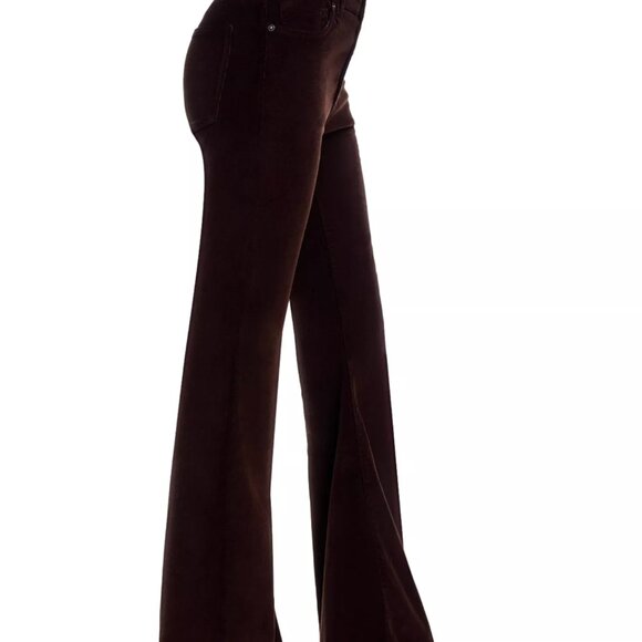 FRAME LE EASY FLARE CORDUROY JEANS ESPRESSO 33 (14) NWT - Picture 4 of 10